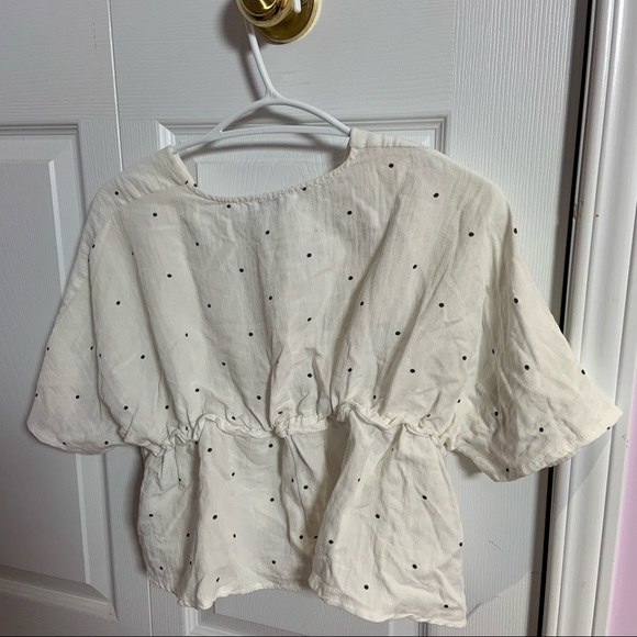 Jamie, my love white polka dot flounce top - Picture 2 of 3